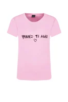 t-shirt arnold 2 | regular fit Pinko ροζ