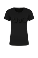 t-shirt | regular fit Liu Jo μαύρο