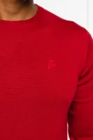 Μάλλινος πουλόβερ | Regular Fit Karl Lagerfeld κόκκινο