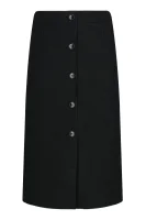 φόρεμα Vapaka | με την προσθήκη μαλλιού BOSS BLACK μαύρο