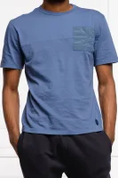 T-shirt ANSLI | Regular Fit GUESS ACTIVE ναυτικό μπλε