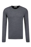 μάλλινος πουλόβερ superior | regular fit Calvin Klein γκρί
