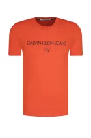 T-shirt | Regular Fit CALVIN KLEIN JEANS πορτοκαλί