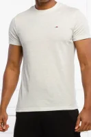 T-shirt | Slim Fit Tommy Jeans κρεμώδες
