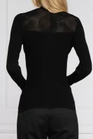 πουλόβερ | slim fit Karl Lagerfeld μαύρο