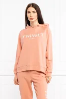 Μπλούζα | Oversize fit TWINSET χρώμα ροδάκινου