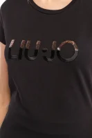 T-shirt | Regular Fit Liu Jo Sport μαύρο