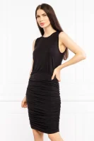 φόρεμα SHEATH DKNY μαύρο