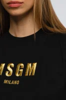 t-shirt | regular fit MSGM μαύρο