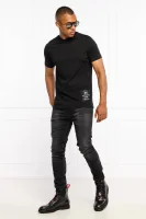 T-shirt | Slim Fit Karl Lagerfeld μαύρο