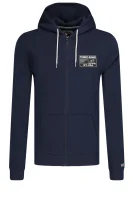 μπλούζα tjm logo zip thru | regular fit Tommy Jeans ναυτικό μπλε