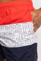 μαγιό σορτς erik | regular fit Pepe Jeans London κόκκινο