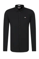 πουκάμισο tjm oxford | slim fit Tommy Jeans μαύρο