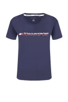 t-shirt logo | regular fit Tommy Sport ναυτικό μπλε