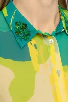 Μπλούζα CLOUIS | Regular Fit GUESS πράσινο ασβέστη