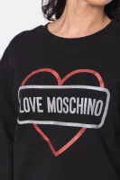 μπλούζα | regular fit Love Moschino μαύρο