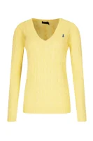 μάλλινος πουλόβερ | regular fit | με την προσθήκη κασμίρι POLO RALPH LAUREN κίτρινο