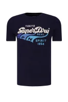 T-shirt TRI CLASSIC | Slim Fit Superdry ναυτικό μπλε