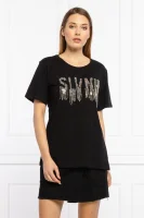 T-shirt | Regular Fit Silvian Heach μαύρο