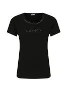 T-shirt | Regular Fit Liu Jo Beachwear μαύρο
