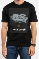 T-shirt | Regular Fit Jacob Cohen μαύρο