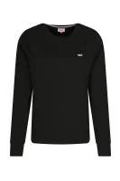 μπλούζα | regular fit Tommy Jeans μαύρο