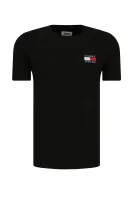 T-shirt TJM Tommy badge | Regular Fit Tommy Jeans μαύρο