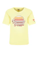 t-shirt summer retro | regular fit Tommy Jeans κίτρινο