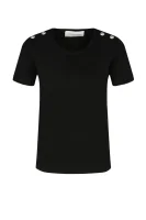 T-shirt NEPERVILLE | Regular Fit Silvian Heach μαύρο