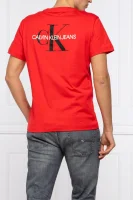 T-shirt MONOGRAM | Regular Fit CALVIN KLEIN JEANS κόκκινο
