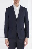 Μάλλινη σακάκι MODERN | Regular Fit Calvin Klein ναυτικό μπλε