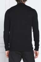 μάλλινος πουλόβερ | regular fit Karl Lagerfeld μαύρο