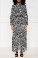 Φόρεμα με ζώνη ZEBRA SLIT Michael Kors μαύρο