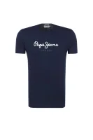 t-shirt eggo | regular fit Pepe Jeans London ναυτικό μπλε