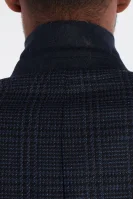 Μετάξι σακάκι Ferry Patch Soft | Regular Fit | με την προσθήκη μαλλιού Oscar Jacobson ναυτικό μπλε