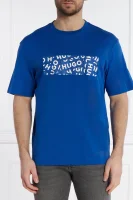 T-shirt Nalayo | Regular Fit Hugo Blue σκούρο μπλε 