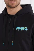 Μπλούζα Logo Jacket Hood | Classic fit Hugo Bodywear μαύρο