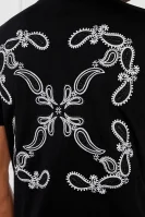 T-shirt BANDANA | Slim Fit OFF-WHITE μαύρο