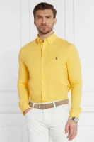 πουκάμισο | regular fit | pique POLO RALPH LAUREN κίτρινο
