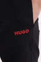 Σορτς LINKED CW | Loose fit Hugo Bodywear μαύρο