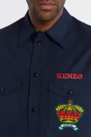 Πουκάμισο LS | Oversize fit Kenzo ναυτικό μπλε