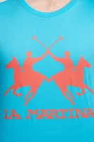 T-shirt | Regular Fit La Martina χρώμα του ουρανού