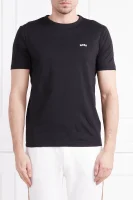 T-shirt Tee Curved | Regular Fit BOSS GREEN μαύρο