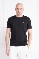 T-shirt Tee Curved | Regular Fit BOSS GREEN μαύρο