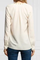 μετάξι μπλούζα scallp | regular fit Michael Kors κρεμώδες