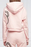 Μπλούζα | Cropped Fit Moschino Underwear πουδραρισμένο ροζ