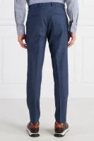 μάλλινος παντελόνι denz | slim fit Oscar Jacobson μπλέ