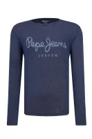 longsleeve essential | slim fit Pepe Jeans London ναυτικό μπλε