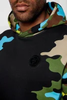Μπλούζα Camouflage | Regular Fit Plein Sport μαύρο