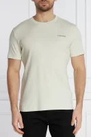 T-shirt | Slim Fit Calvin Klein χρώμα φιστικιού